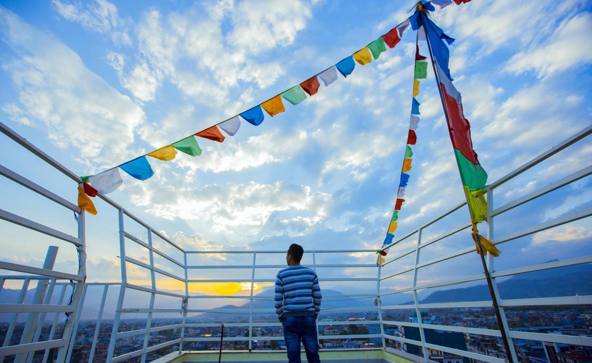 Hotel Task International Pokhara Bagian luar foto