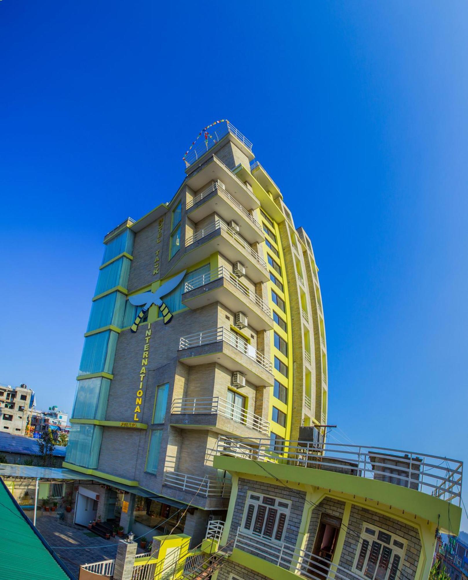 Hotel Task International Pokhara Bagian luar foto
