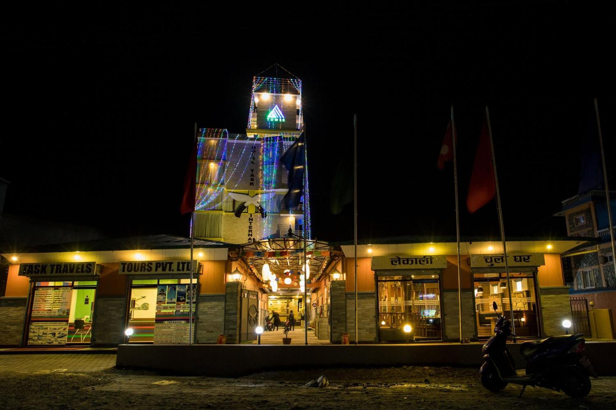 Hotel Task International Pokhara Bagian luar foto